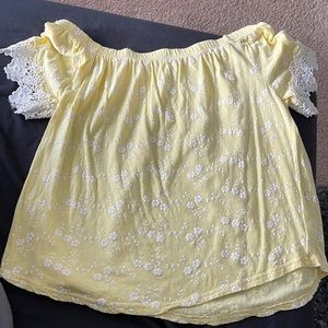 Womens off the shoulder top